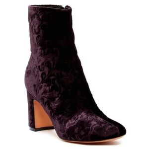 Marc Fisher LTD Grazie 2 Purple Velvet Ankle Boots